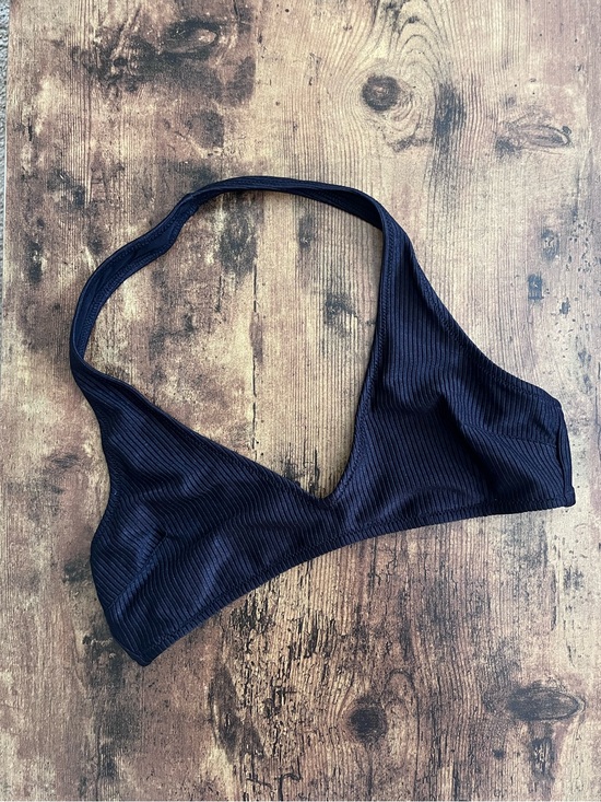 aerie Other - Aerie Voop Black Shimmer Bikini Top